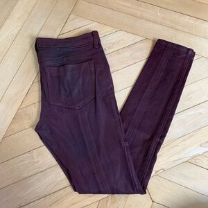 William Rast Plum Skinny Pants Size 27